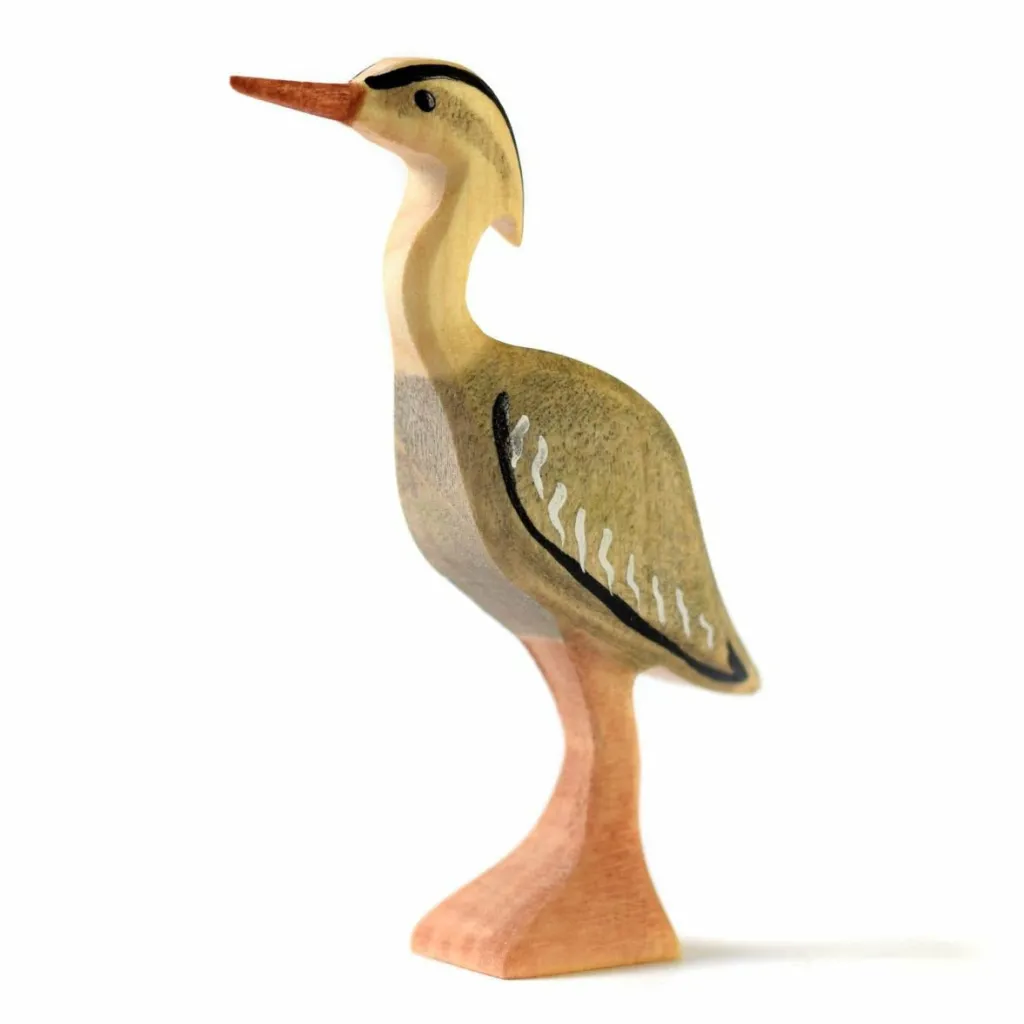 Bumbutoys Animali In Legno | Airone Gioco in legno