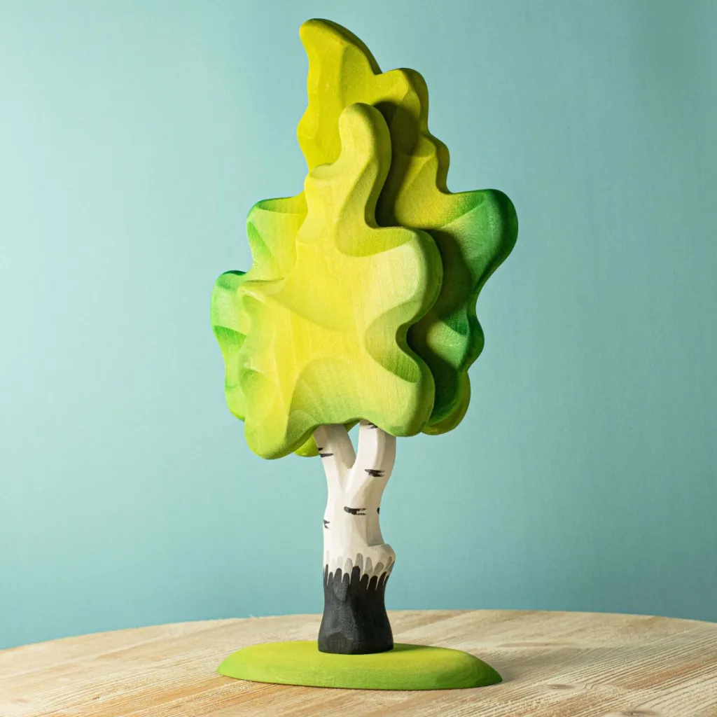 Bumbutoys Autunno | Case Giocattolo E Ambientazioni | Albero di betulla in legno