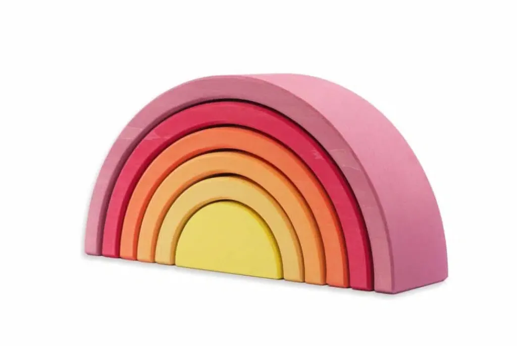 Ocamora Pasqua | Primavera | Arcobaleno Steineriano da 6 archi - Rosa -