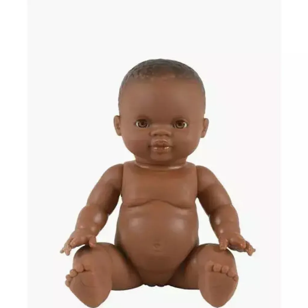 Minikane Bambole | Bambola in vinile 34 cm Piccola Bimba Africana