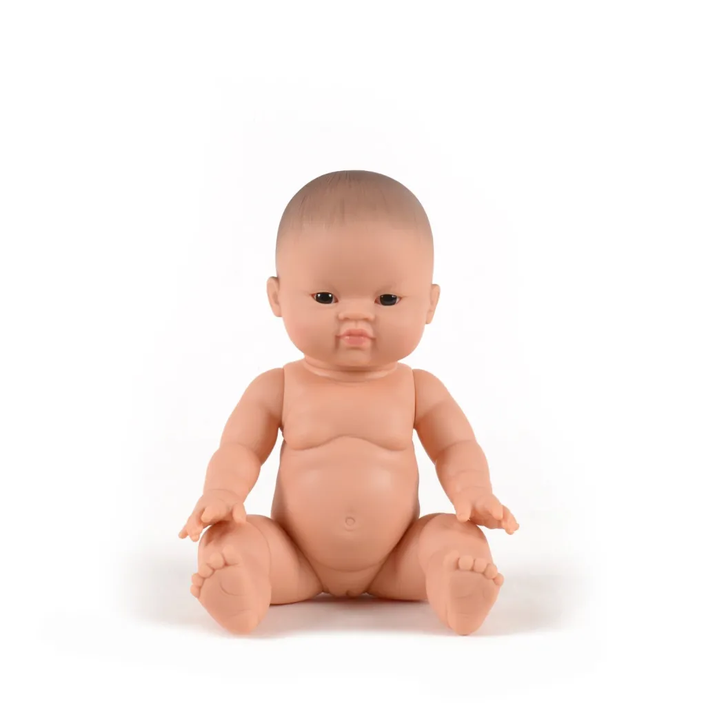Minikane Bambole | Bambola in vinile 34 cm Piccola Bimba Asiatica