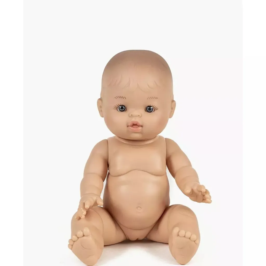 Minikane Bambole | Bambola in vinile 34 cm Piccola Bimba Europea