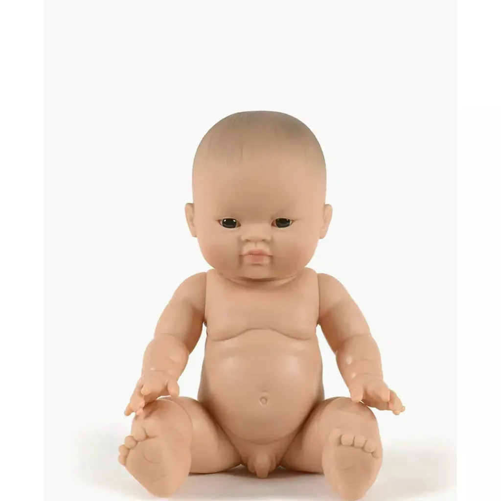 Minikane Bambole | Bambola in vinile 34 cm Piccolo Bimbo Asiatico