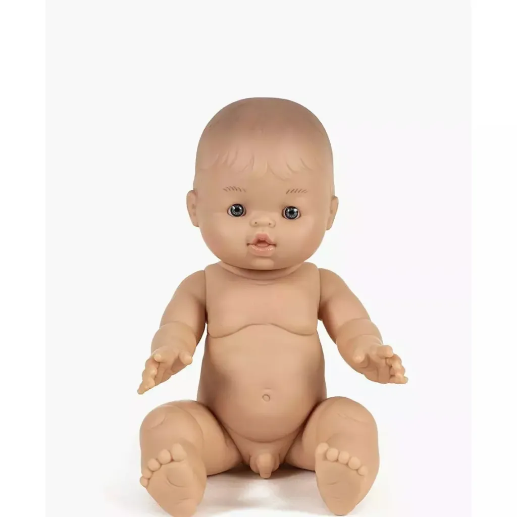 Minikane Bambole | Bambola in vinile 34 cm Piccolo Bimbo Europeo
