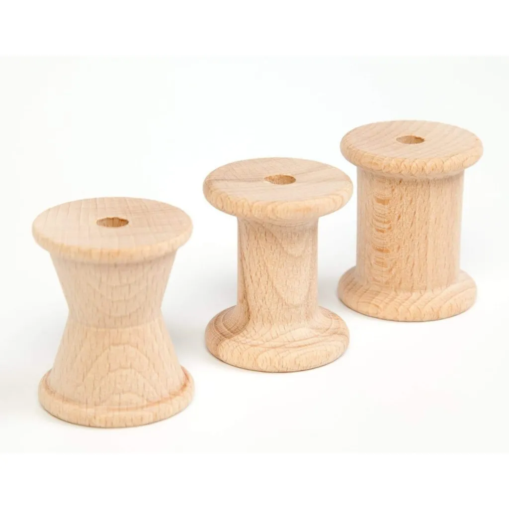 Grapat Gioco Euristico | Loose Parts | Bobine in legno naturale