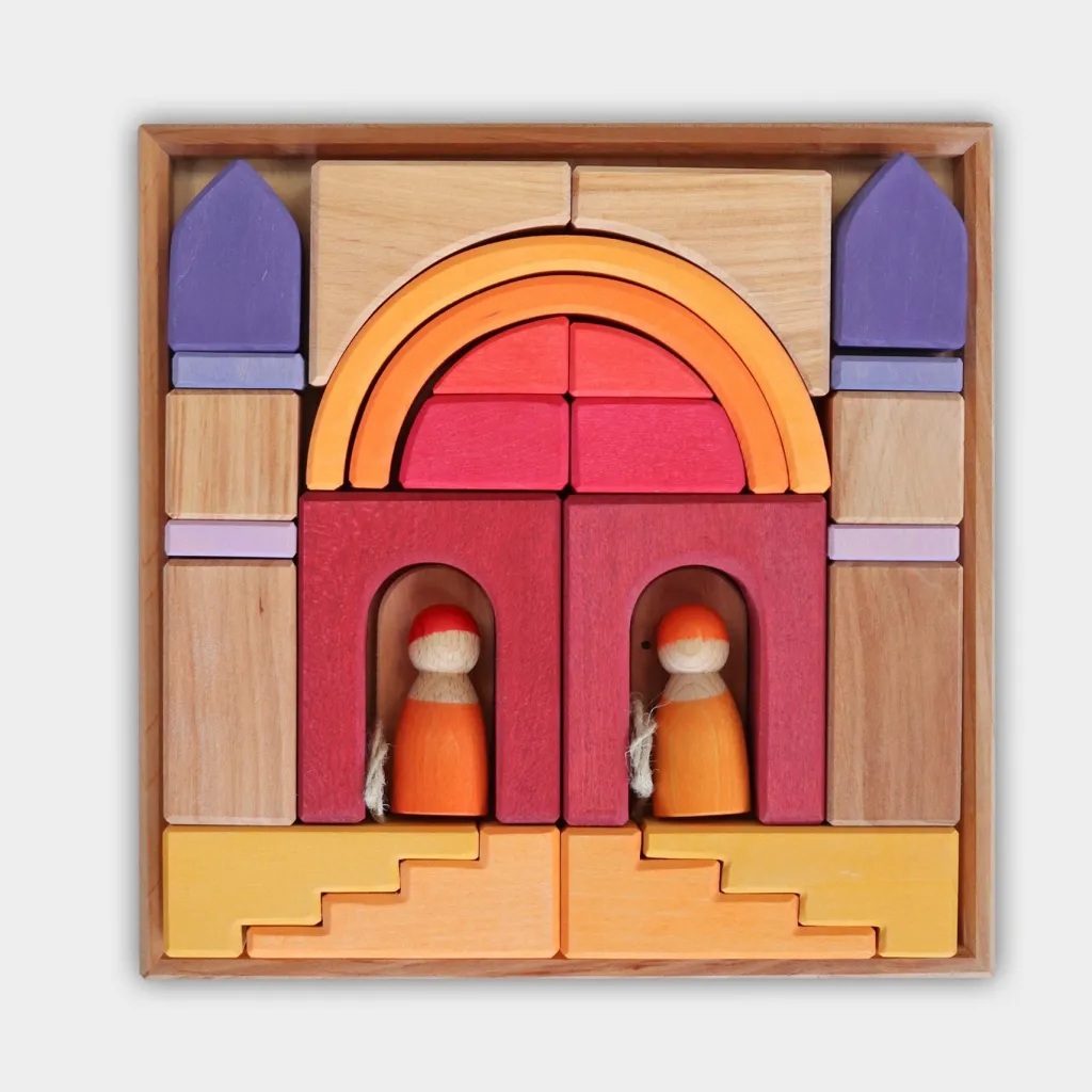 Grimm's Costruzioni In Legno | Puzzle | Building World Desert Sand - Set Deserto -