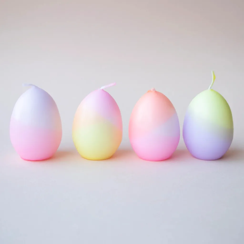 Madam Erle Pasqua | Primavera | Candele Vegan Uovo 4 pz. - "Lovis" -