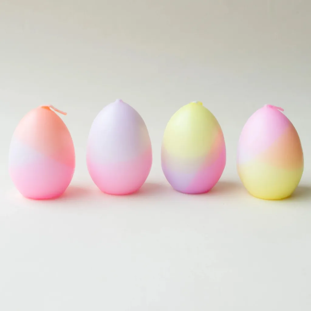 Madam Erle Pasqua | Primavera | Candele Vegan Uovo 4 pz. - "Lovis" -
