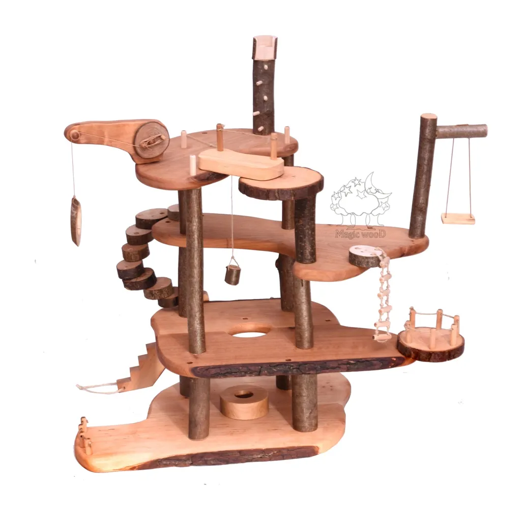 Magic Wood Case Giocattolo E Ambientazioni | Casa sull'Albero - Grande -