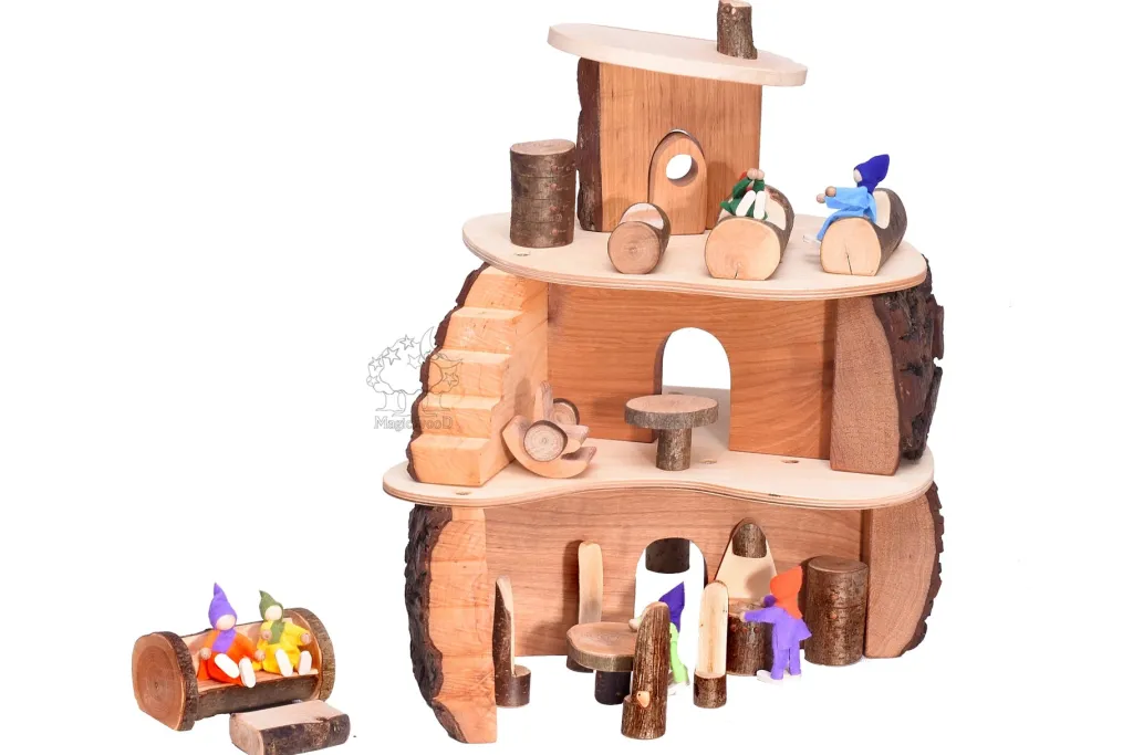 Magic Wood Case Giocattolo E Ambientazioni | Casa sull'Albero - Piccola -