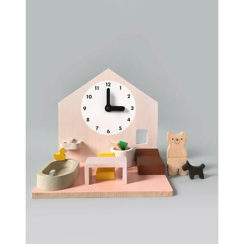 Moon Picnic Giochi Da Tavolo | Case Giocattolo E Ambientazioni | Casetta delle attività quotidiane in legno