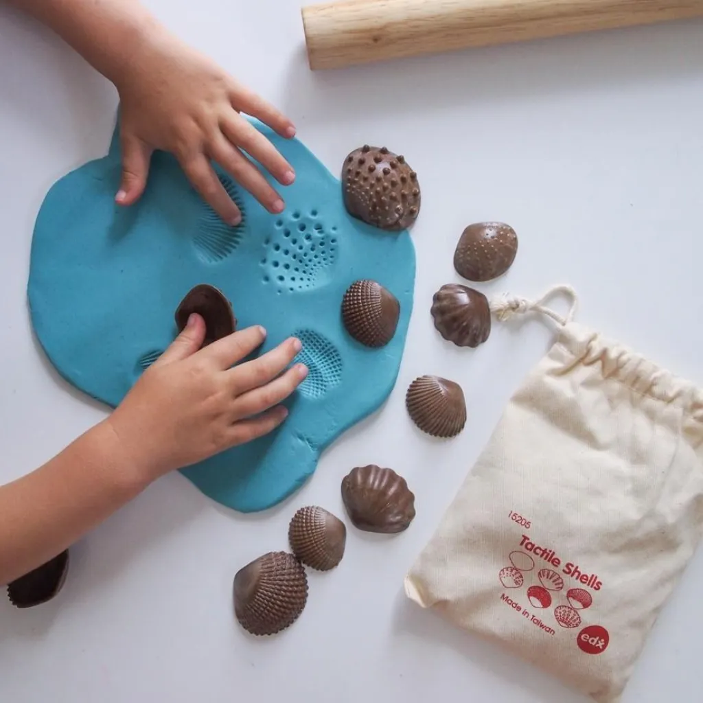 Edx Education Estate | Loose Parts | Conchiglie per la stimolazione tattile