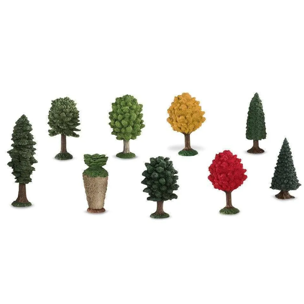 Safari LTD Case Giocattolo E Ambientazioni | Confezione Tubo Alberi