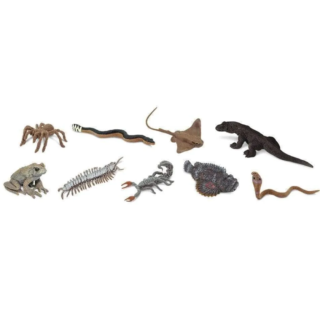Safari LTD Halloween | Insetti | Confezione Tubo Animali Velenosi LTD
