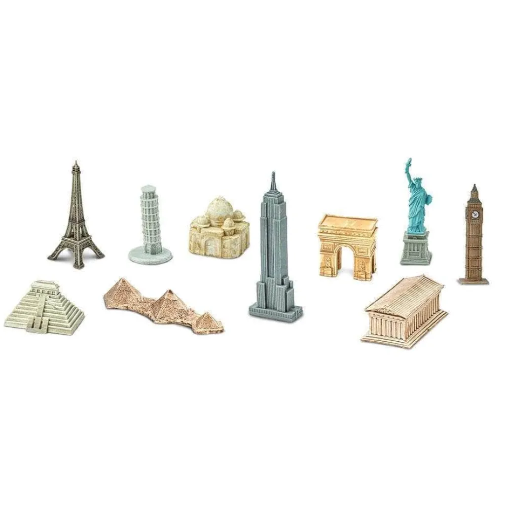 Safari LTD Case Giocattolo E Ambientazioni | Confezione Tubo In giro per il mondo LTD