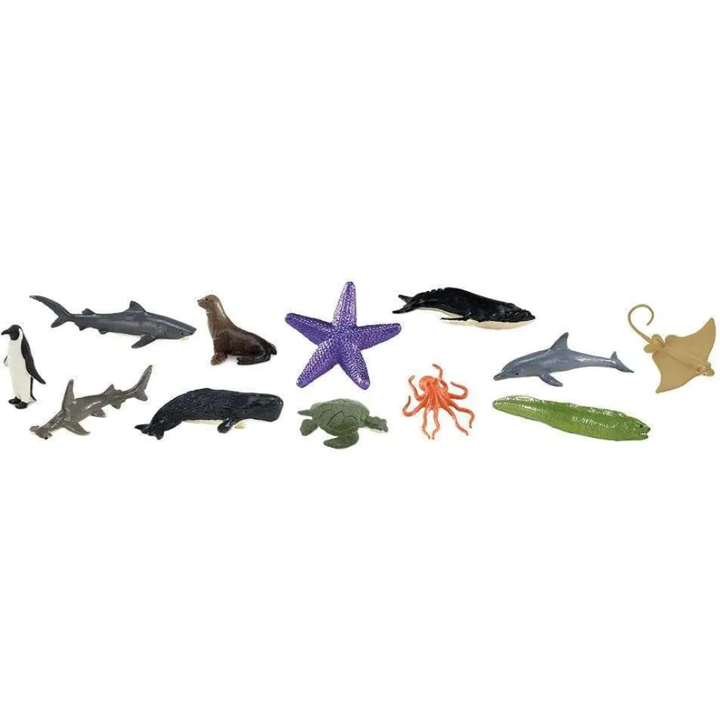Safari LTD Animali In Plastica | Confezione Tubo Oceano