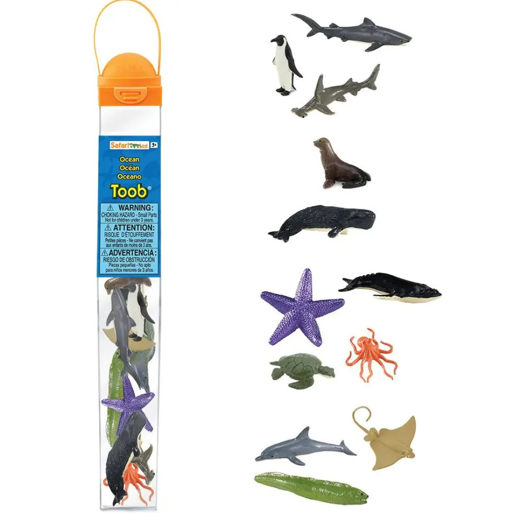 Safari LTD Animali In Plastica | Confezione Tubo Oceano
