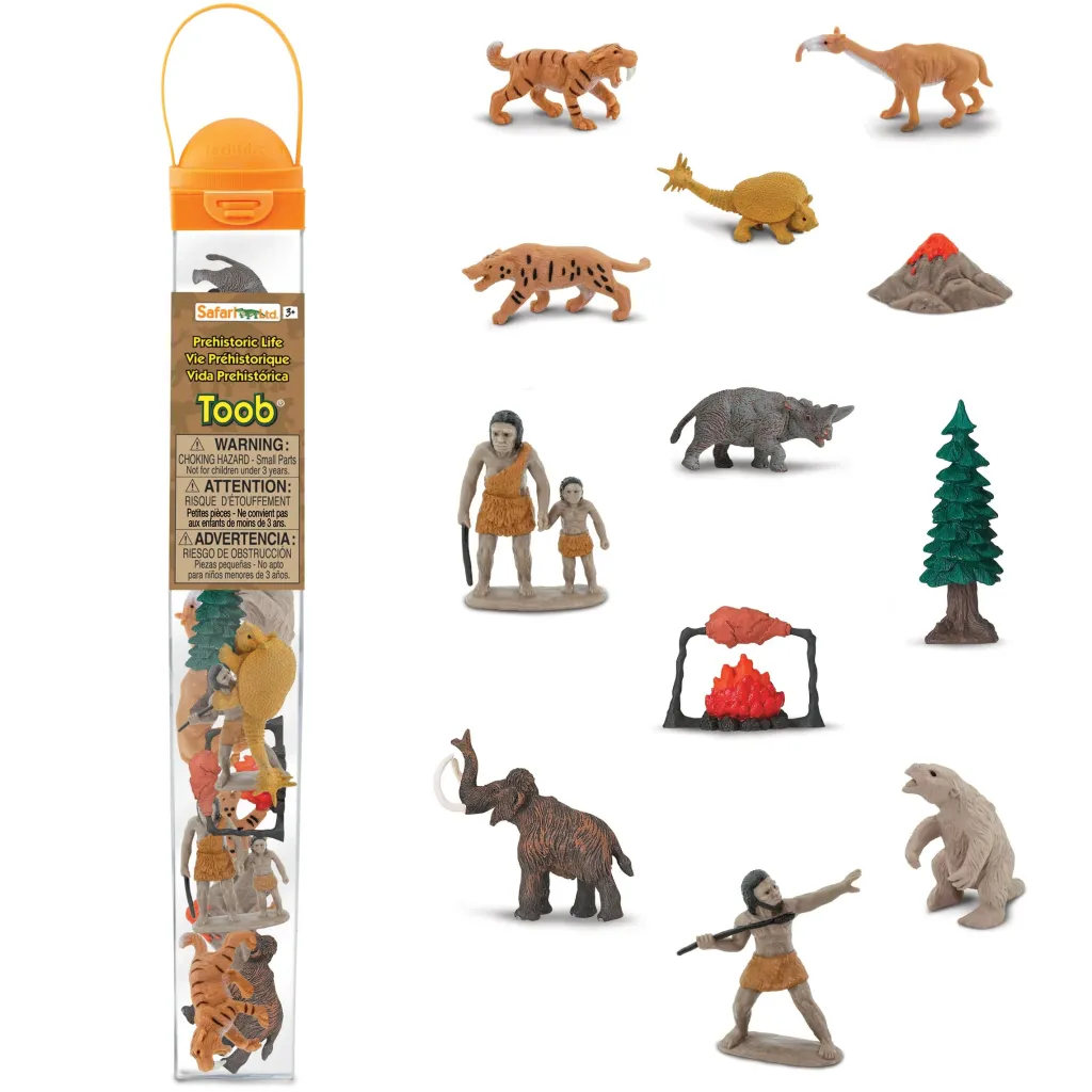 Safari LTD Dinosauri | Animali In Plastica | Confezione Tubo Preistoria