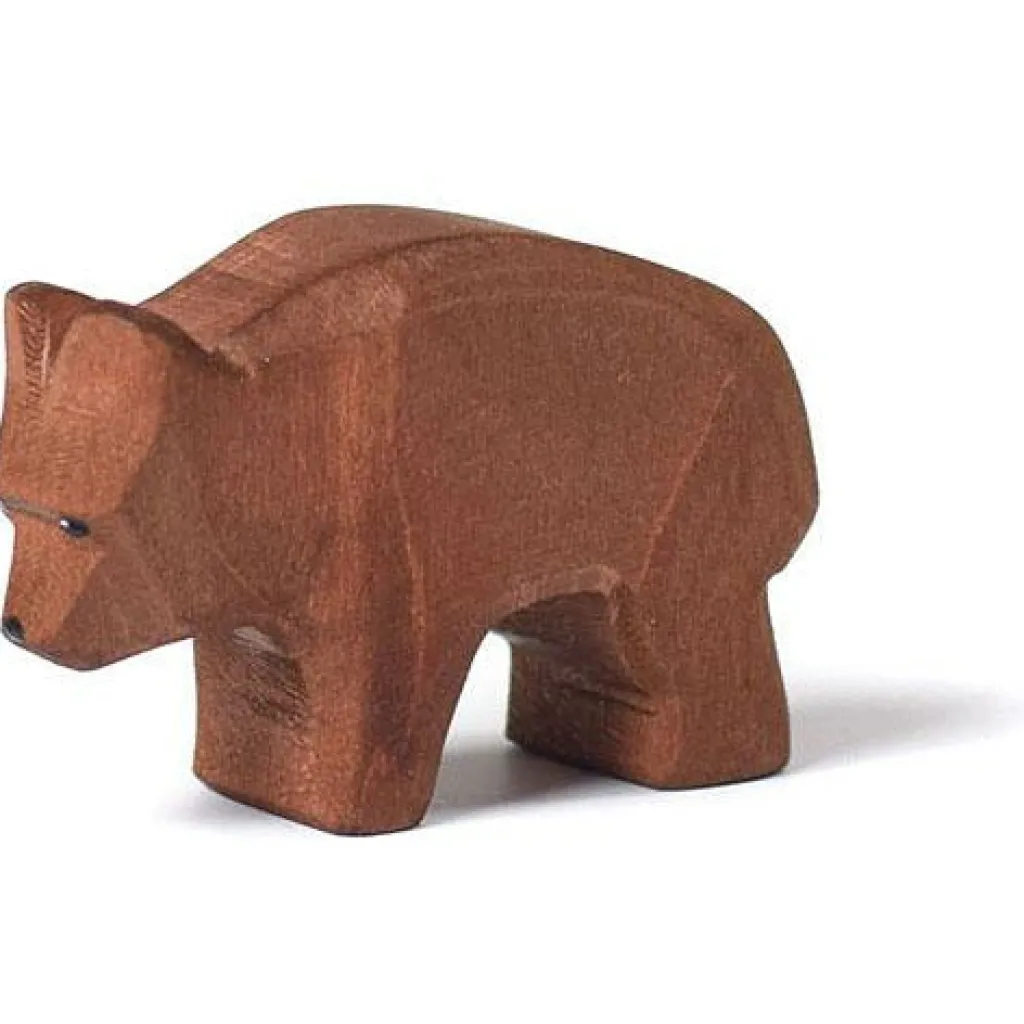 Bumbutoys Autunno | Animali In Legno | Cucciolo di orso bruno Gioco in legno