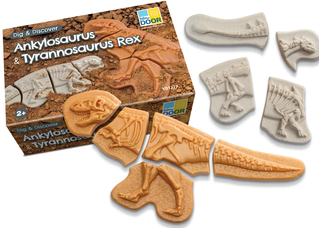 Yellow Door Insetti | Dinosauri | Elementi Tattili - Anchilosauro e Tirannosauro