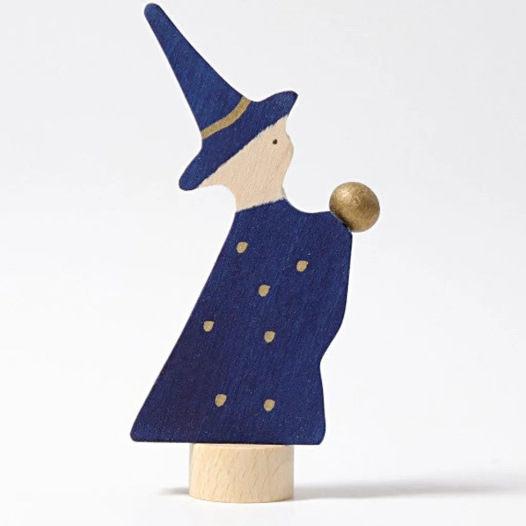 Grimm's Celebrations Figurine Decorative | Figurina decorativa in legno, Mago - Grimm's