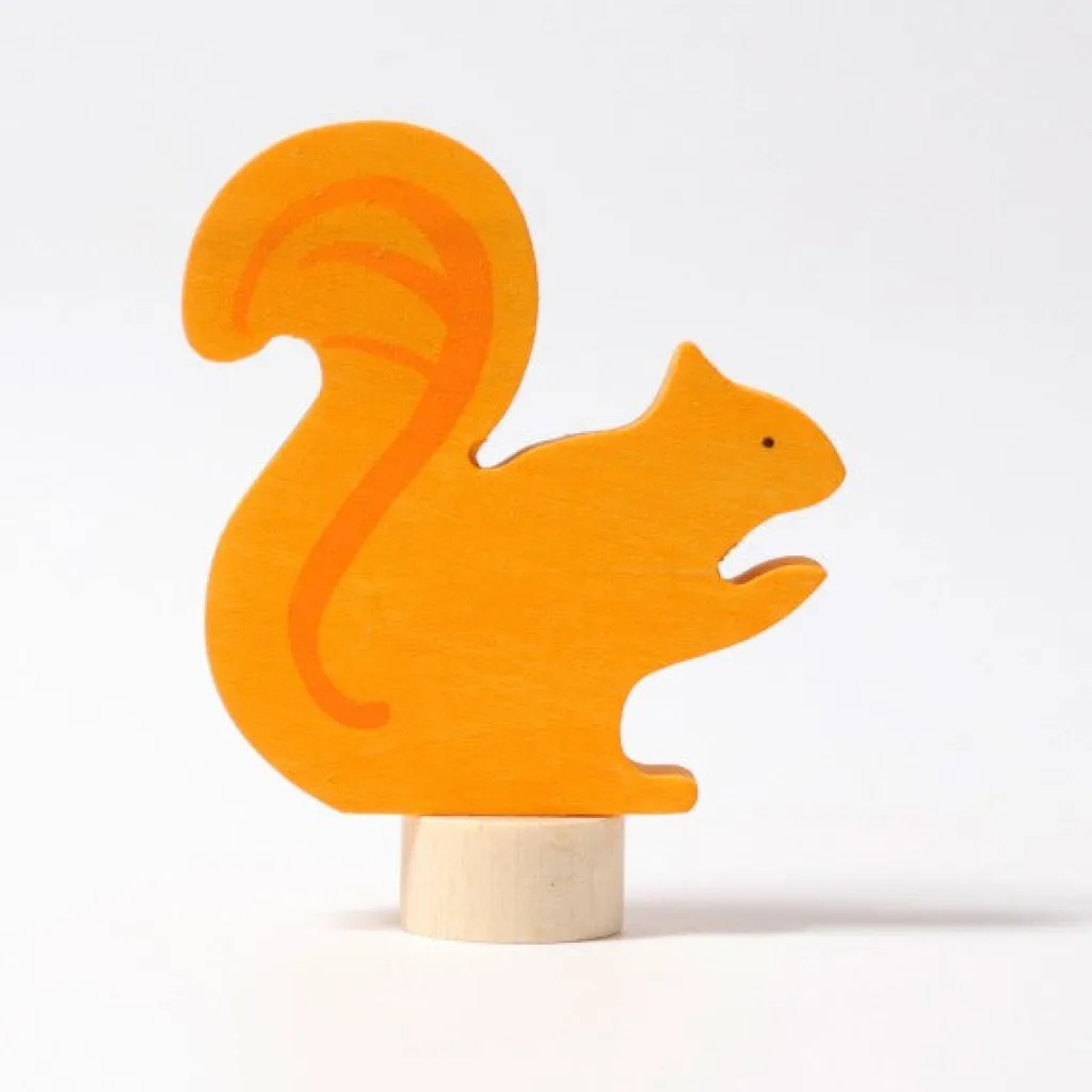 Grimm's Celebrations Figurine Decorative | Figurina decorativa in legno, Scoiattolo - Grimm's