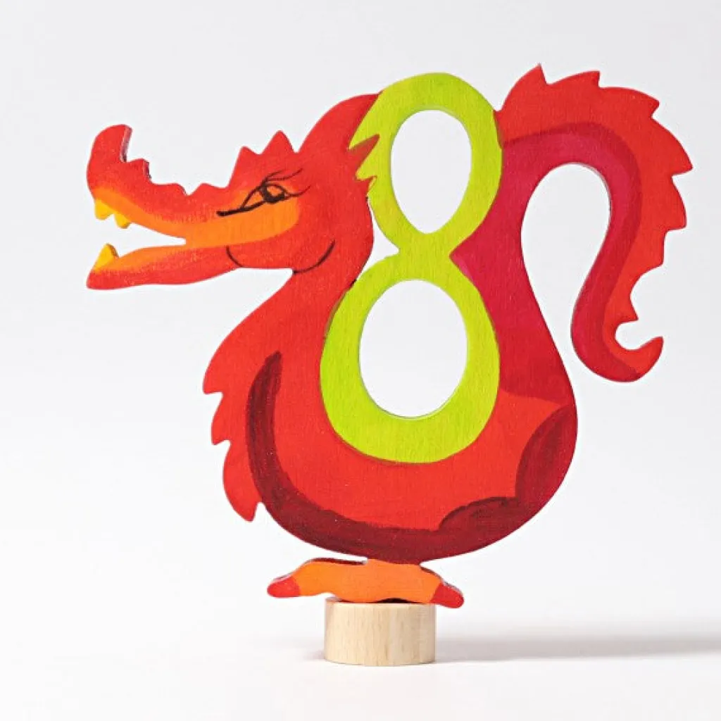 Grimm's Celebrations Figurine Decorative | Figurina Fatata in legno, numero 8 - Grimm's
