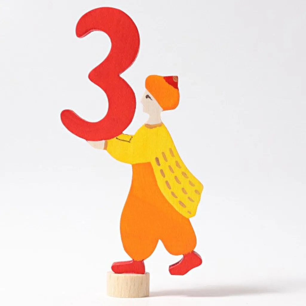 Grimm's Celebrations Figurine Decorative | Figurina Fatata in legno, numero 3 - Grimm's