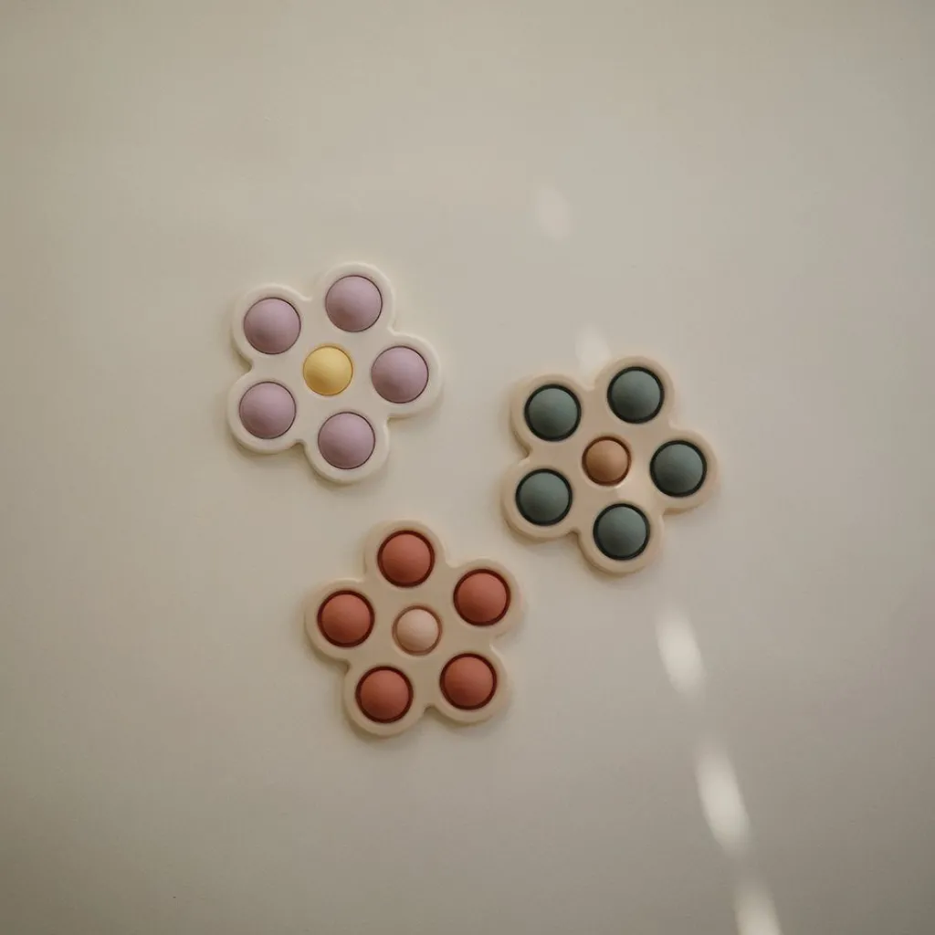 Mushie Per I Piccolissimi | Fiore antistress gioco da premere