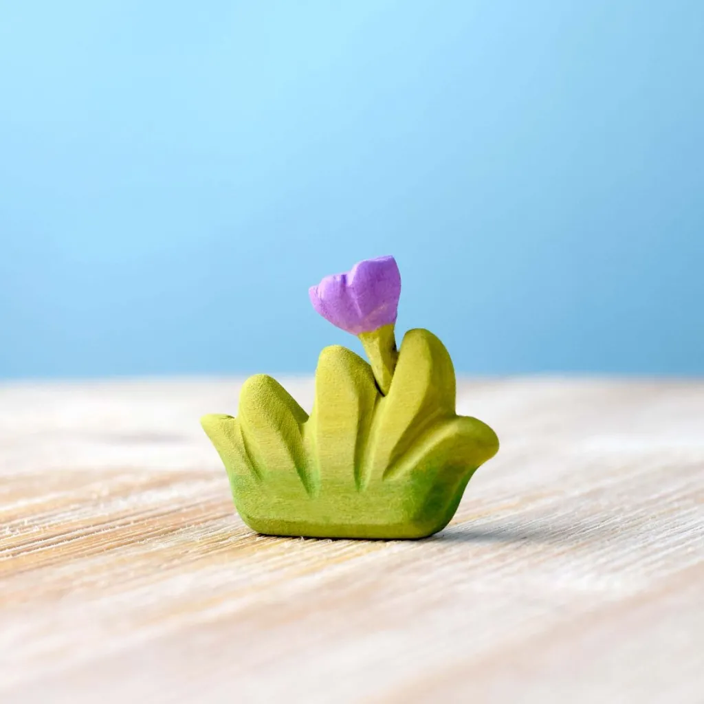 Bumbutoys Pasqua | Primavera | Fiore lilla in legno