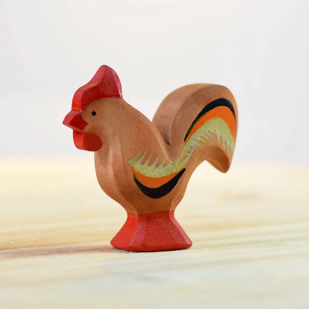 Bumbutoys Pasqua | Primavera | Gallo in legno