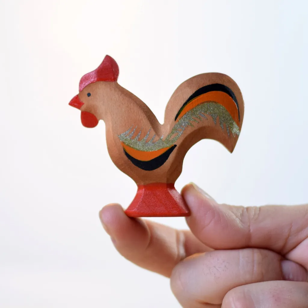 Bumbutoys Pasqua | Primavera | Gallo in legno