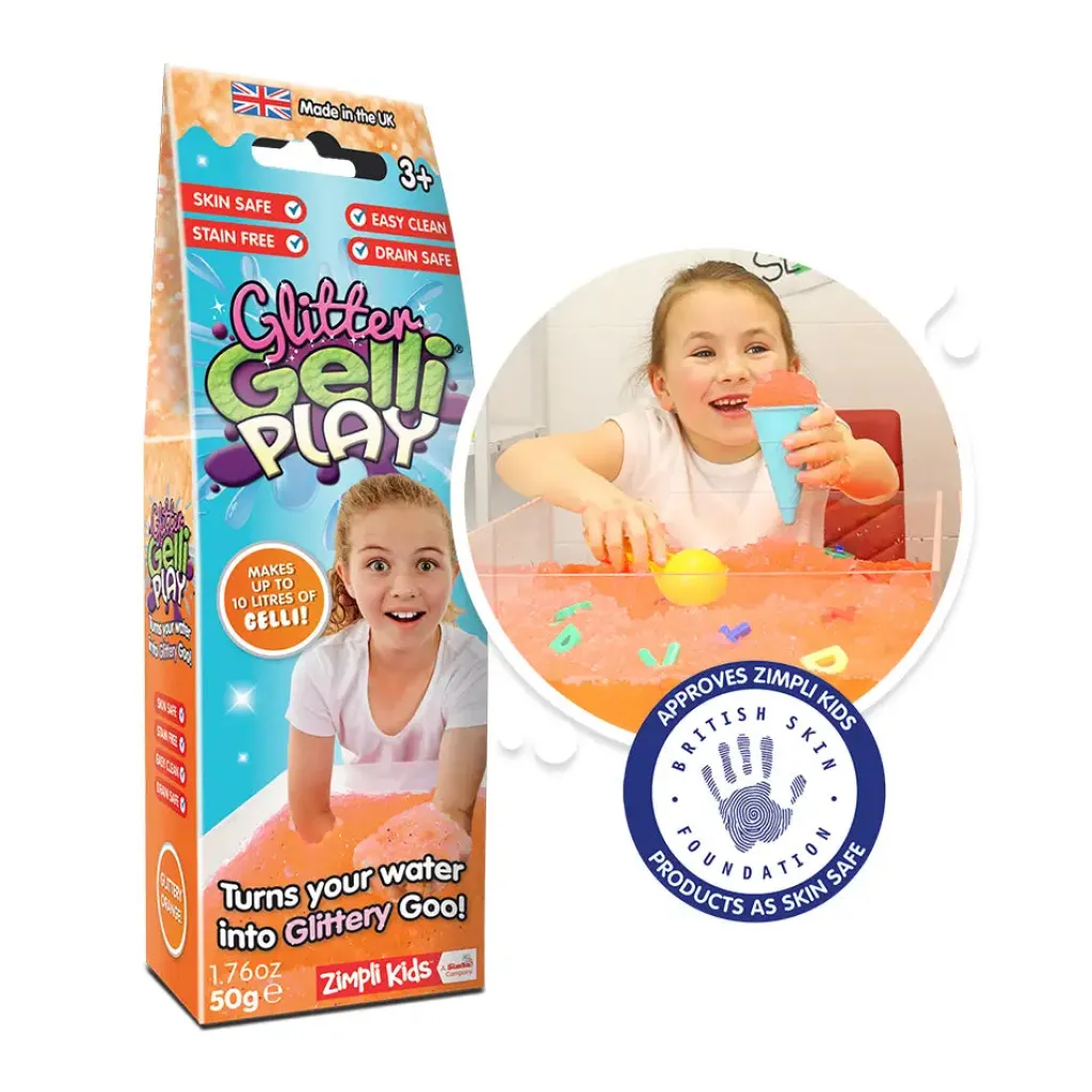Zimpli Kids Halloween | Pannelli Luminosi | Gelatina sensoriale con Eco-Glitter Gelli 50 gr