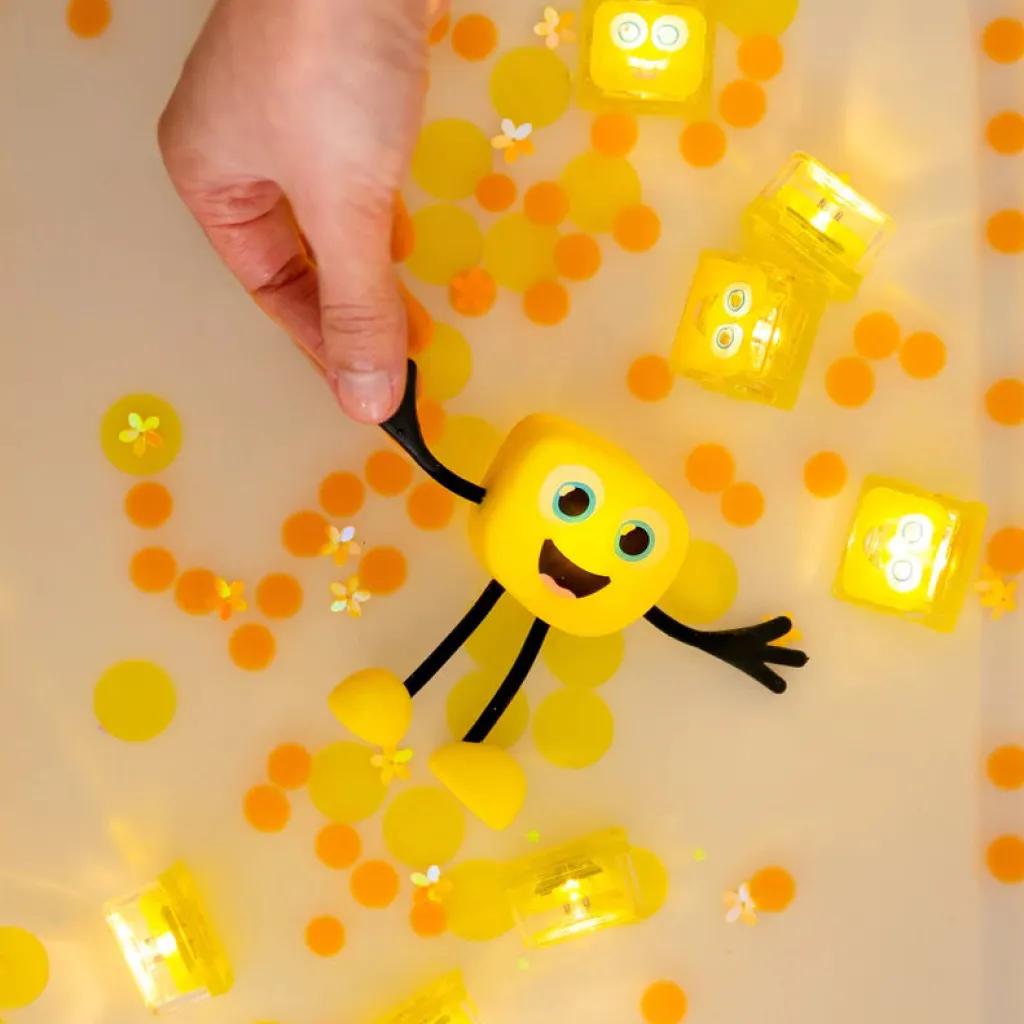 Glo Pals Pannelli Luminosi | Accessori | Set Personaggio + 2 cubi Alex Giallo