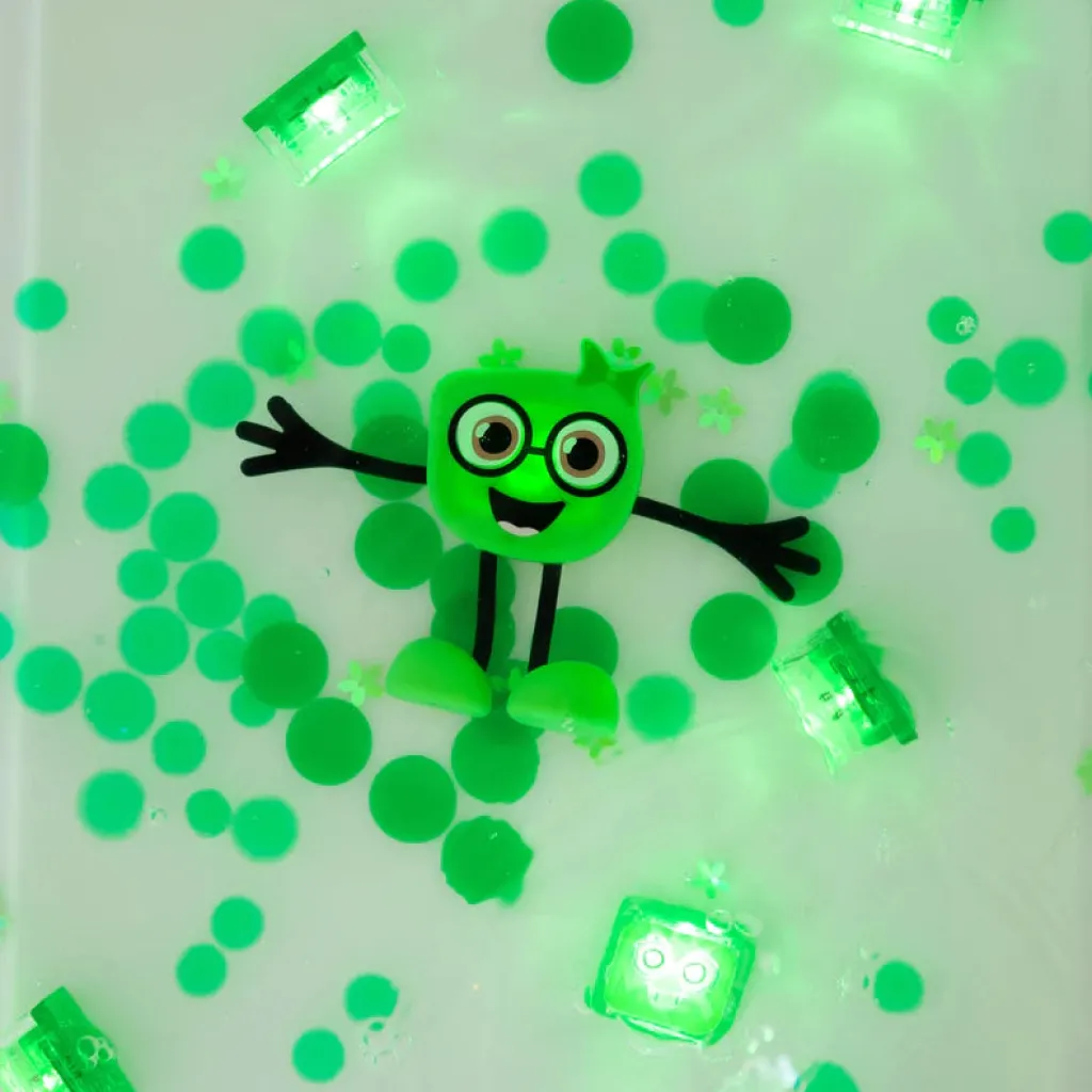 Glo Pals Pannelli Luminosi | Accessori | Set Personaggio + 2 cubi Pippa Verde