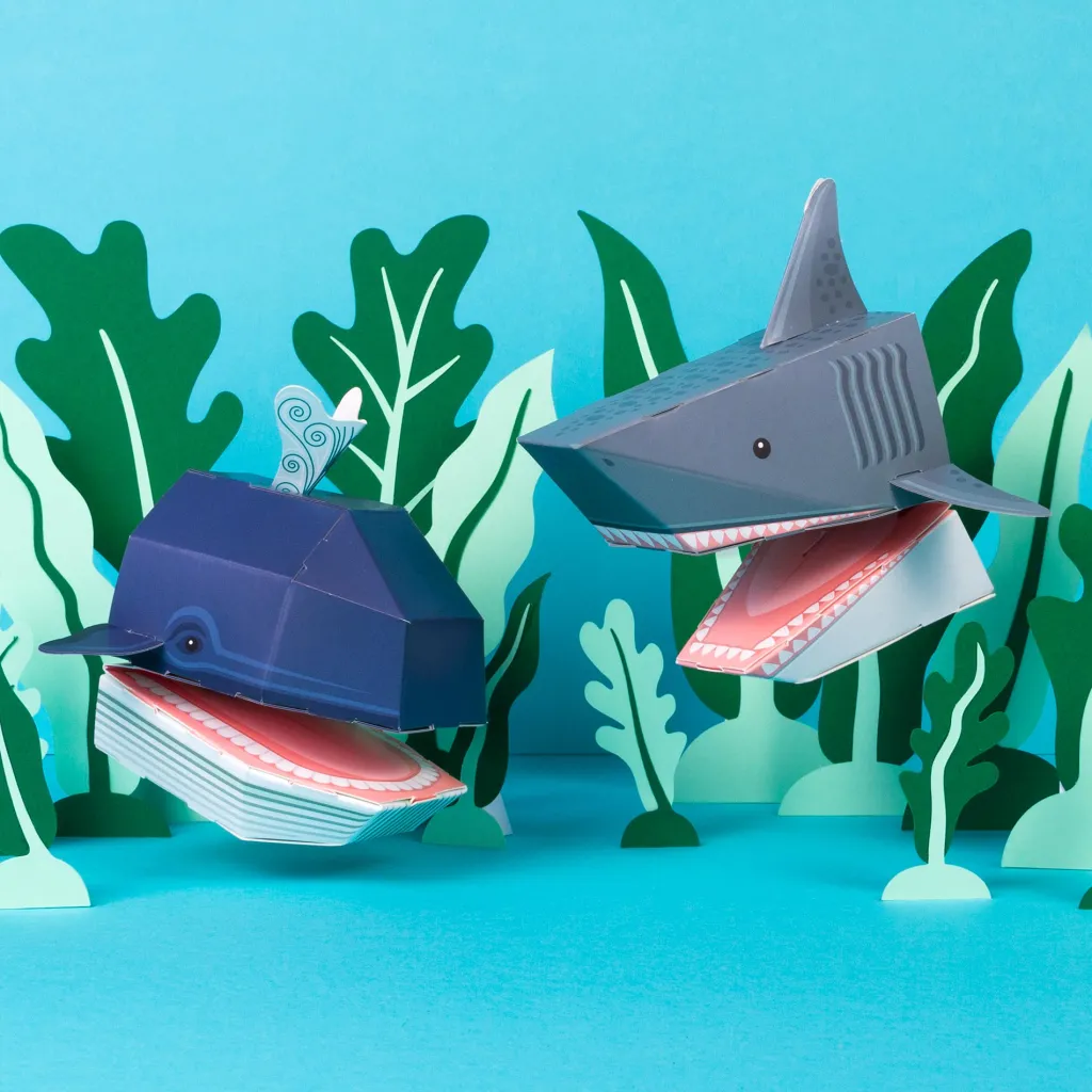 Clockwork Soldier Kit Creativi | Motricità Grossolana | Kit Crea i tuoi Burattini - Oceano -