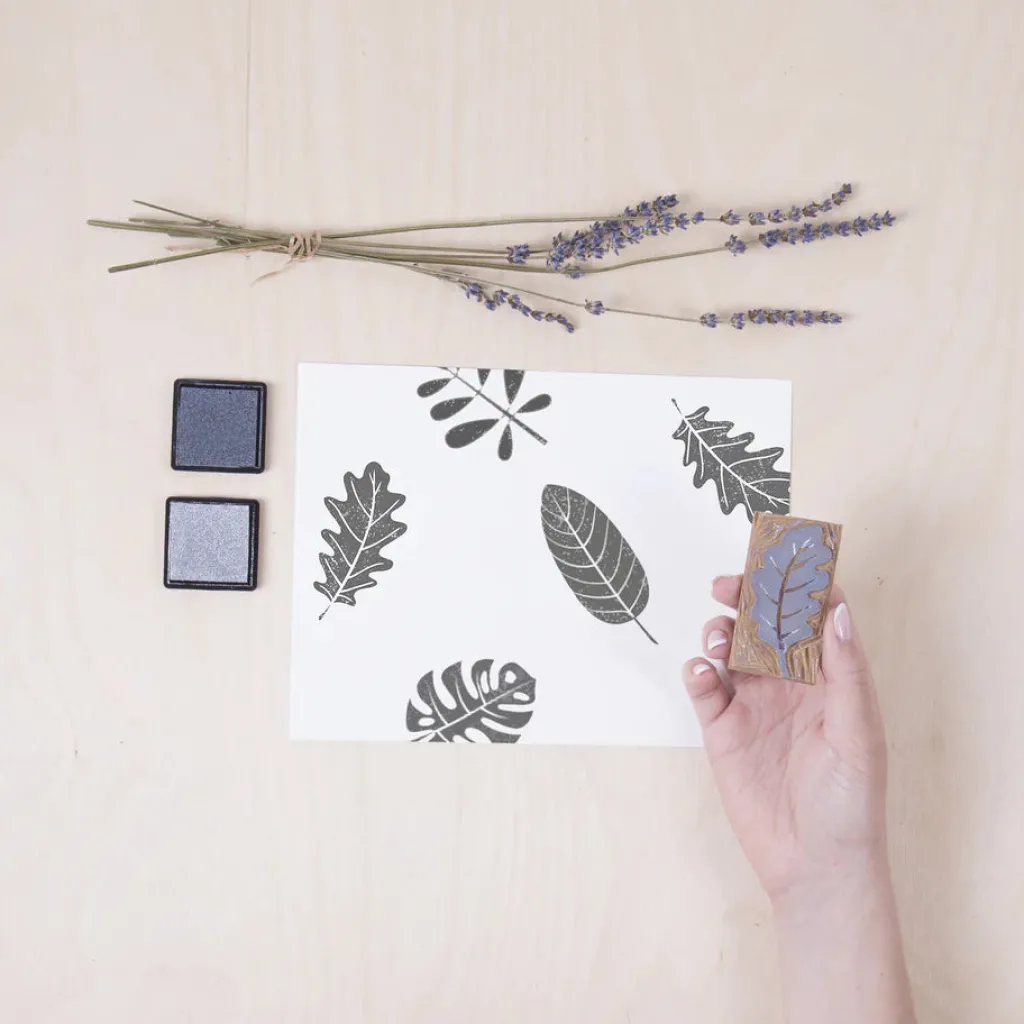 Kikkerland Kit Creativi | Kit Crea i tuoi timbri