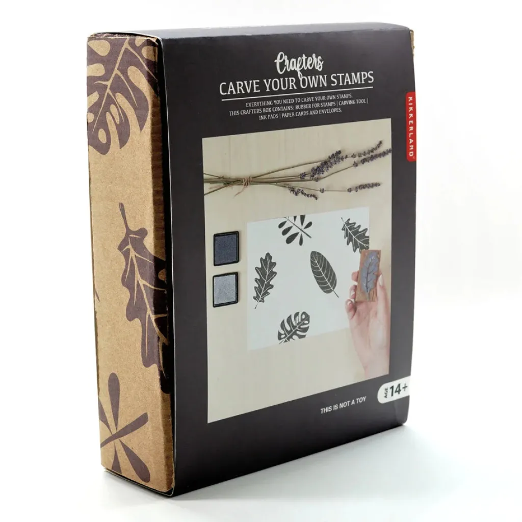 Kikkerland Kit Creativi | Kit Crea i tuoi timbri