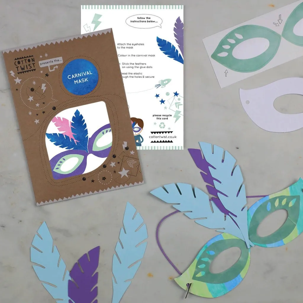 Cotton Twist Kit Creativi | Travestimenti | Kit Crea la tua Maschera di Carnevale