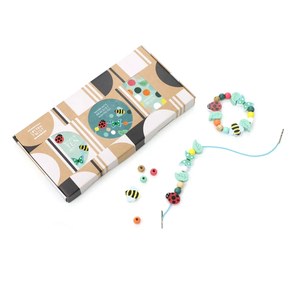 Cotton Twist Insetti | Kit Creativi | Kit per Creare Braccialetti - Insetti -