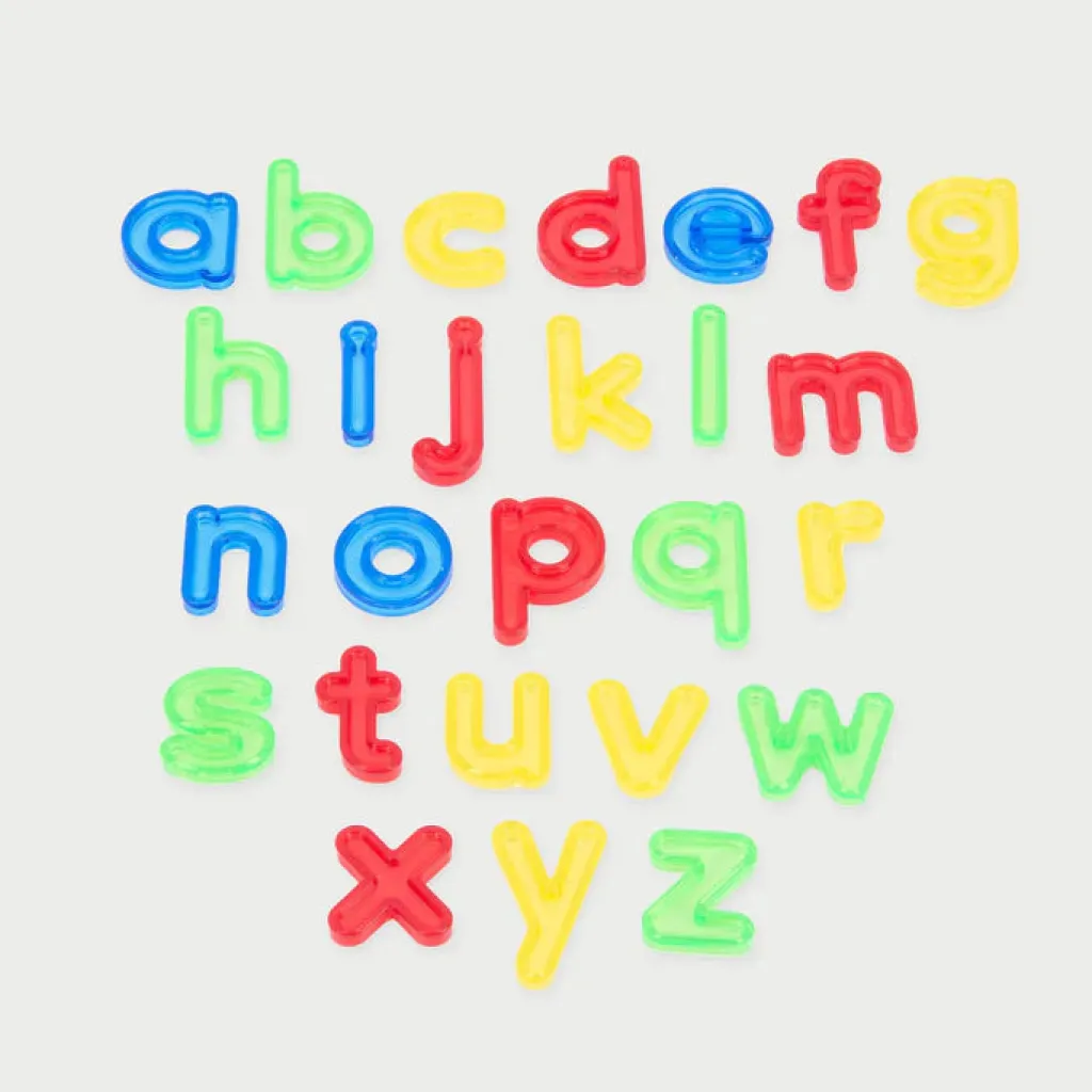 Tickit Pannelli Luminosi | Lettere dell'Alfabeto Trasparenti Minuscole