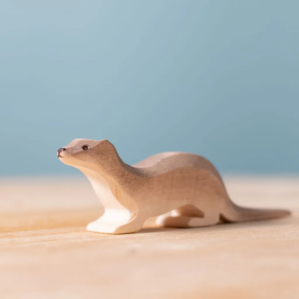 Bumbutoys Animali In Legno | Lontra in legno
