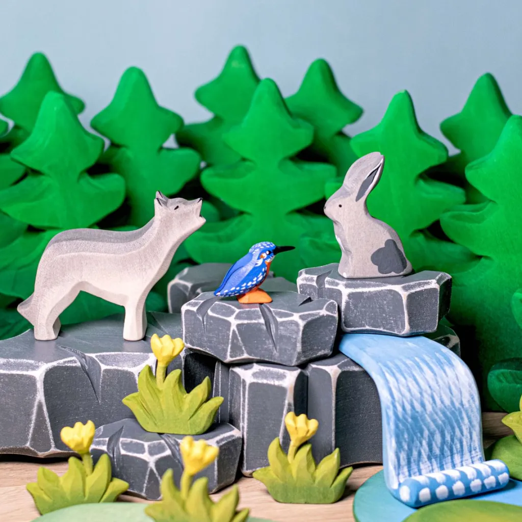 Bumbutoys Pasqua | Primavera | Martin Pescatore (uccello) in legno