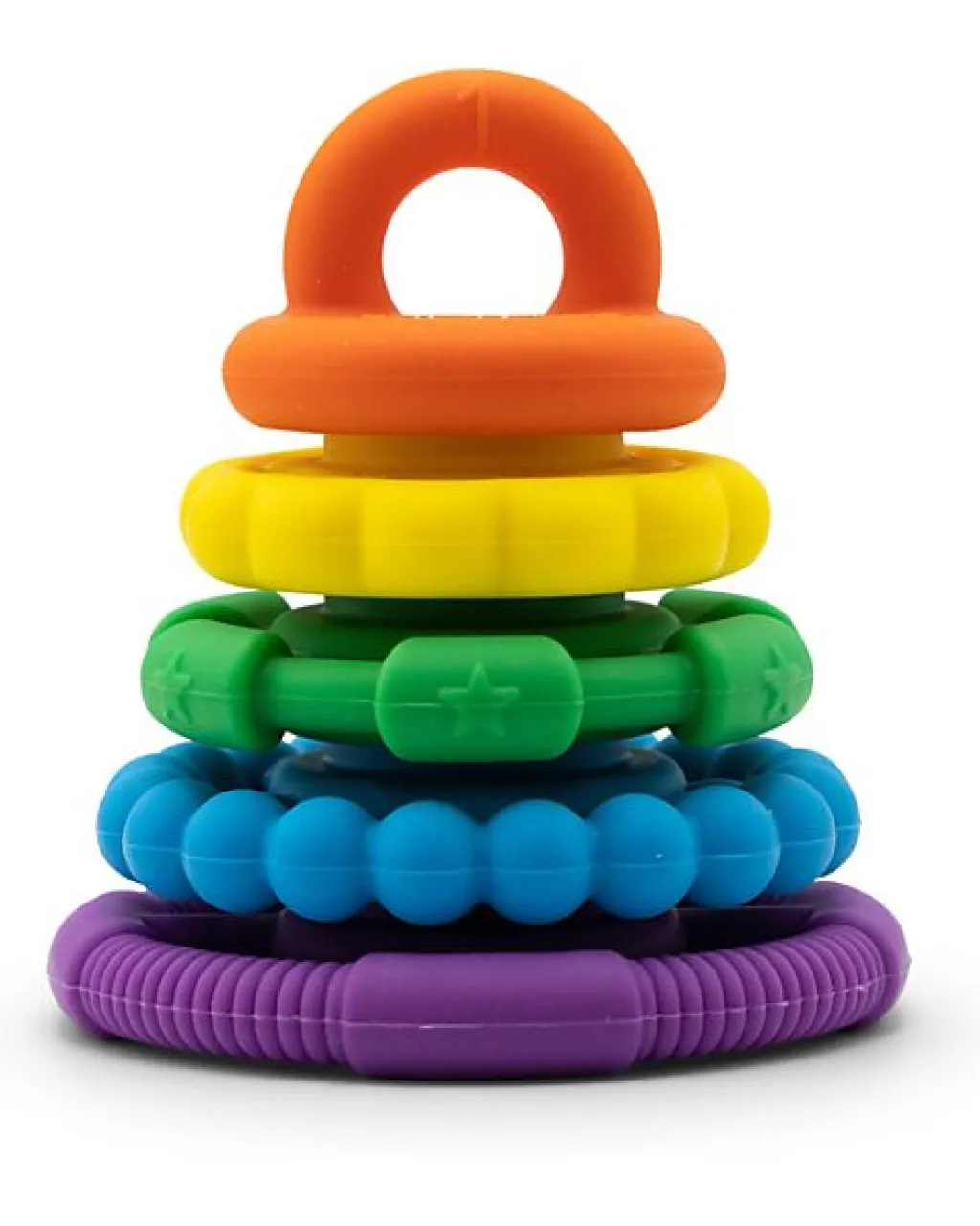 Jellystone Designs Per I Piccolissimi | Bottiglie Sensoriali | Massaggiagengive Impilabile - Arcobaleno