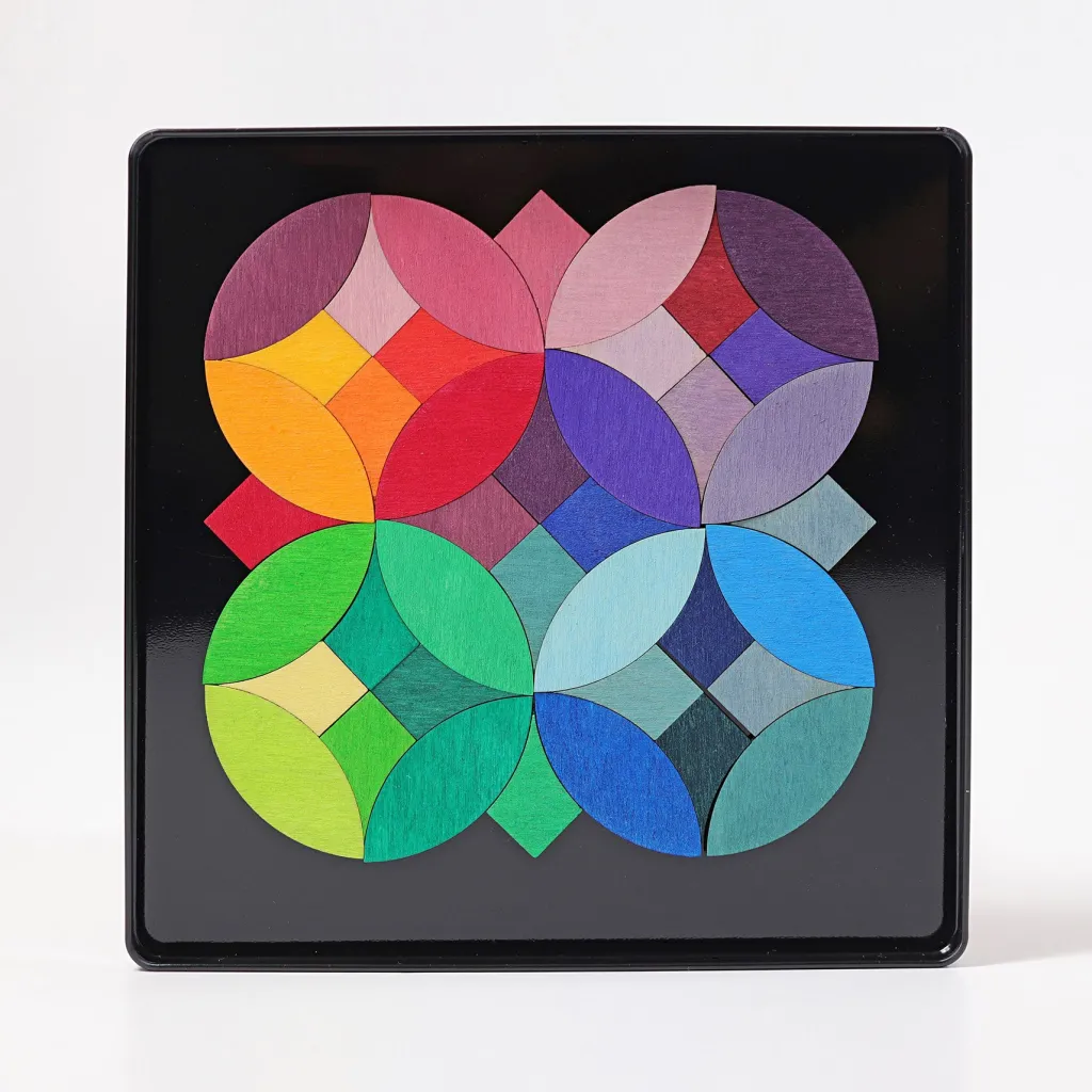Grimm's Giochi E Puzzle Magnetici | Loose Parts | Mini Puzzle Magnetico Cerchi