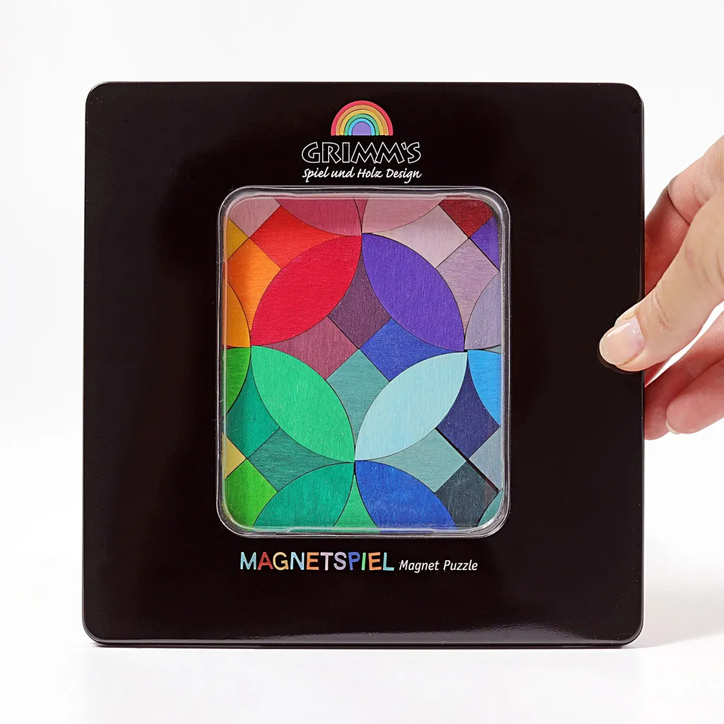 Grimm's Giochi E Puzzle Magnetici | Loose Parts | Mini Puzzle Magnetico Cerchi