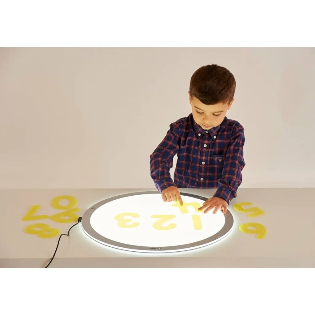 Tickit Pannelli Luminosi | Numeri gialli in silicone Silishapes