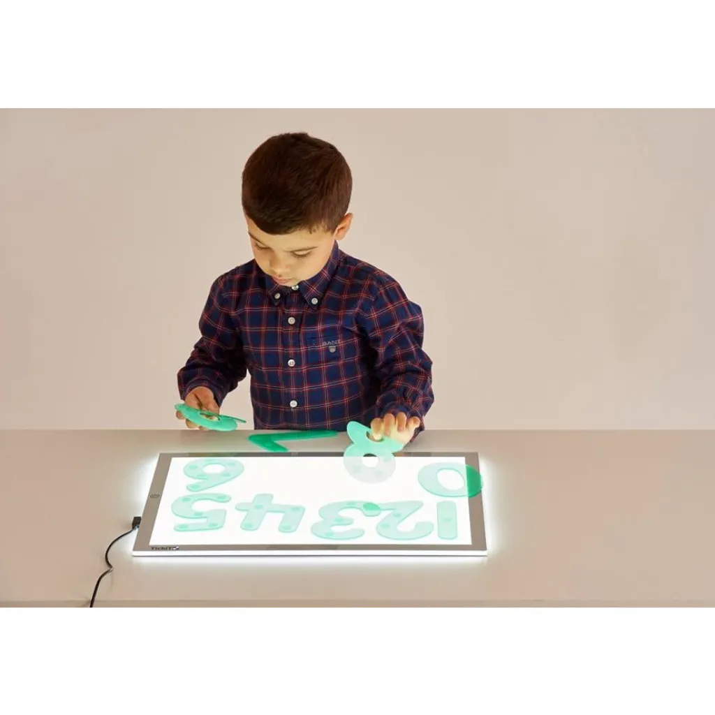 Tickit Pannelli Luminosi | Numeri verdi in silicone Silishapes
