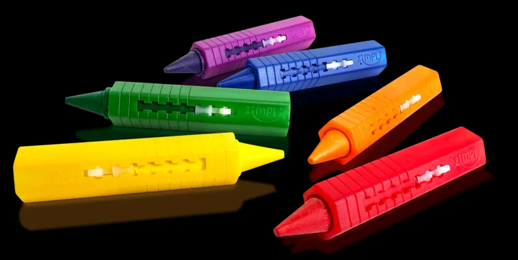 Zimpli Kids Basi Sensoriali | Pastelli a cera da bagno Baff Crayons Zimpli