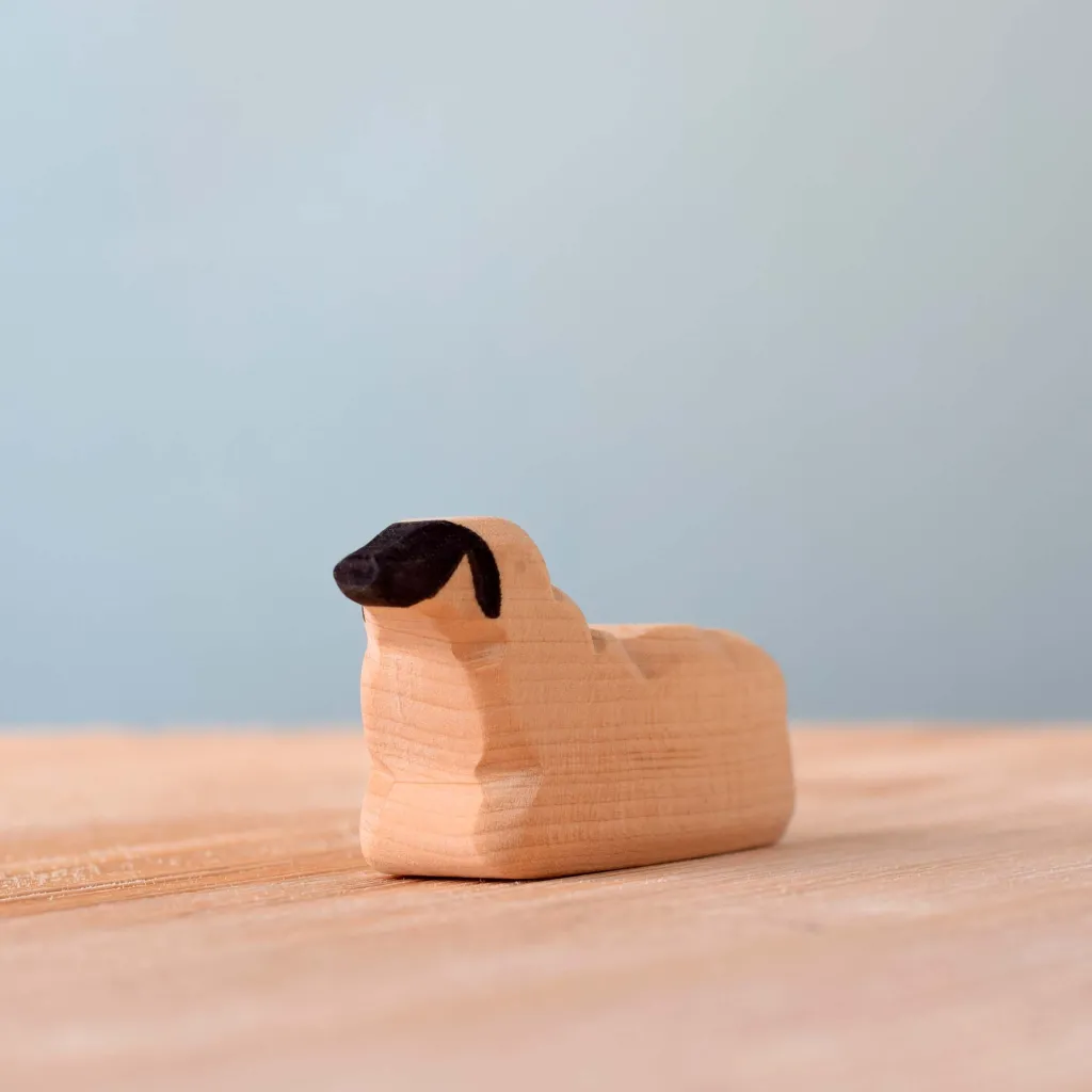 Bumbutoys Pasqua | Primavera | Pecora seduta in legno
